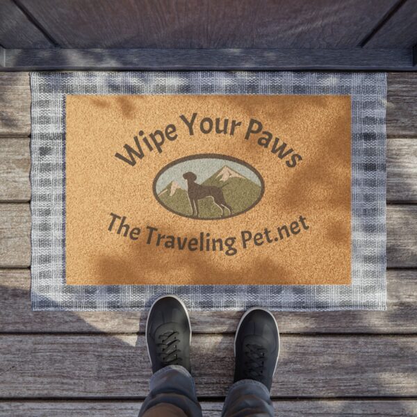 Personalized Doormat for Dog Lovers, Welcome Mat, Pet-Friendly Home Decor, Housewarming Gift, Wipe Your Paws Entrance Rug - Image 3