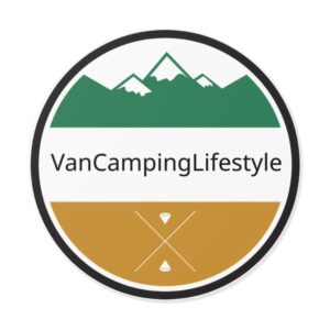 Adventure-Inspired Round Vinyl Stickers | Camper Decor, Outdoorsy Gifts, Hiking Gear, Travel Accessories, Nature Enthusiast Sticker
