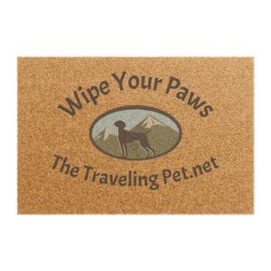 Personalized Doormat for Dog Lovers, Welcome Mat, Pet-Friendly Home Decor, Housewarming Gift, Wipe Your Paws Entrance Rug