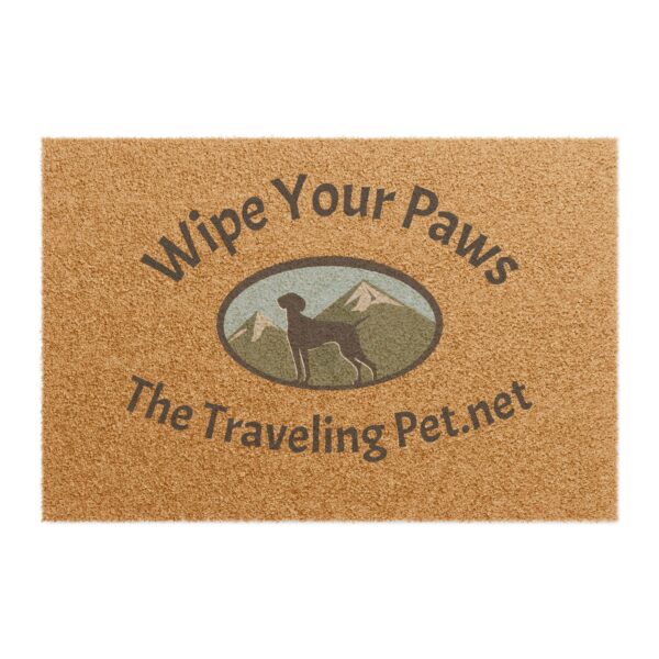 Personalized Doormat for Dog Lovers, Welcome Mat, Pet-Friendly Home Decor, Housewarming Gift, Wipe Your Paws Entrance Rug